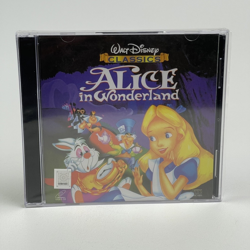 Alice‎ in Wonderland DVD Jewel Case 2000 Walt Disney Home Entertainment